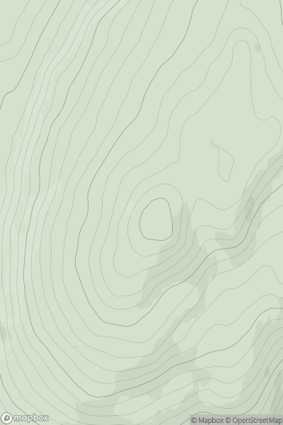 Thumbnail image for An Socach [Loch Fyne to Bute and the Firth of Clyde] showing contour plot for surrounding peak